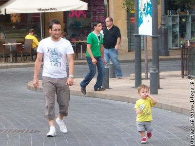 Sam et Dani dans les rues de Beyrouth
